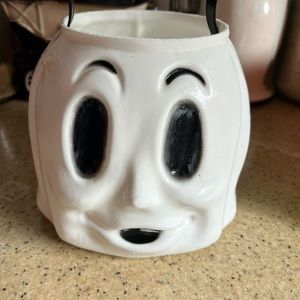 Halloween blow mold Casper ghost empire vintage candy trick or treat pail